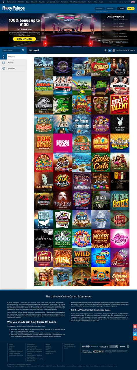 roxy palace erfahrung|Roxy Palace Casino .